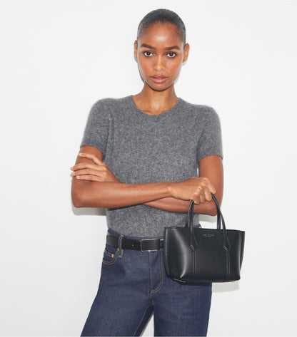 Mini Perry Tote - Black | Tory Burch Premium