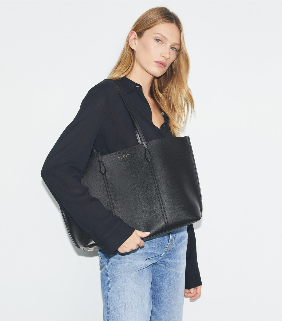 Perry Tote - Black | Tory Burch Best Seller