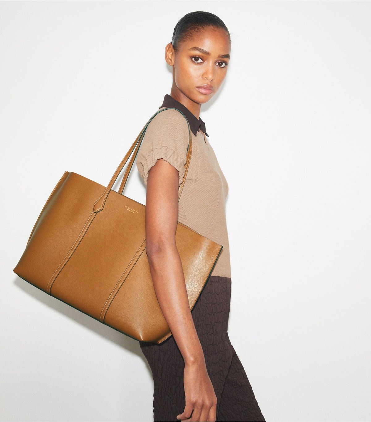 Perry Tote - Autumn Brown | Tory Burch Exclusive