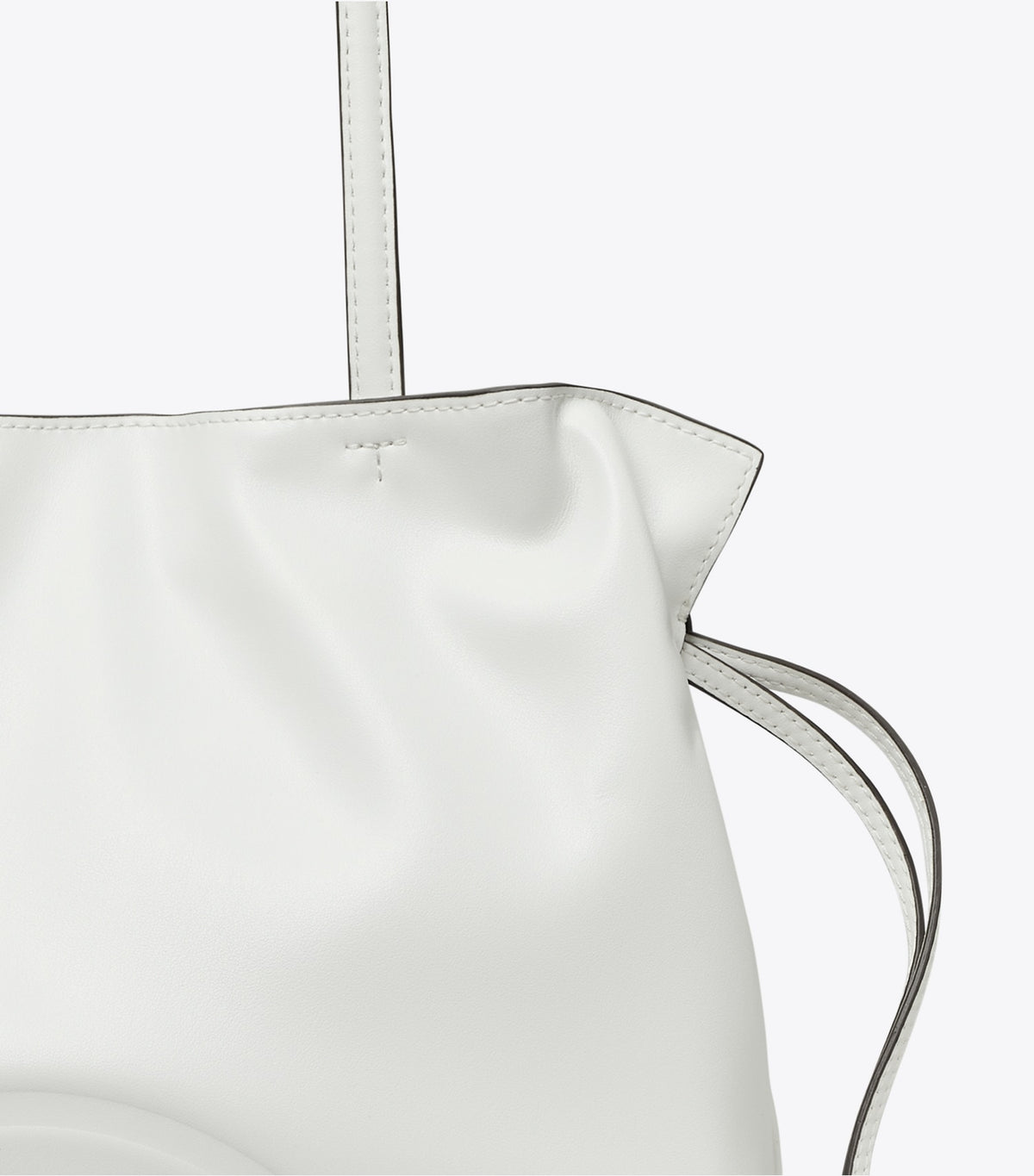 Small Ella natuura™ Drawstring Tote - Bianco | Tory Burch Classic