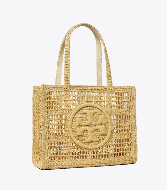 Small Ella Hand-Crocheted Tote - Natural | Tory Burch Customer Favorite