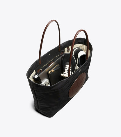Ella Twist Reversible Tote - Black | Tory Burch Great Value