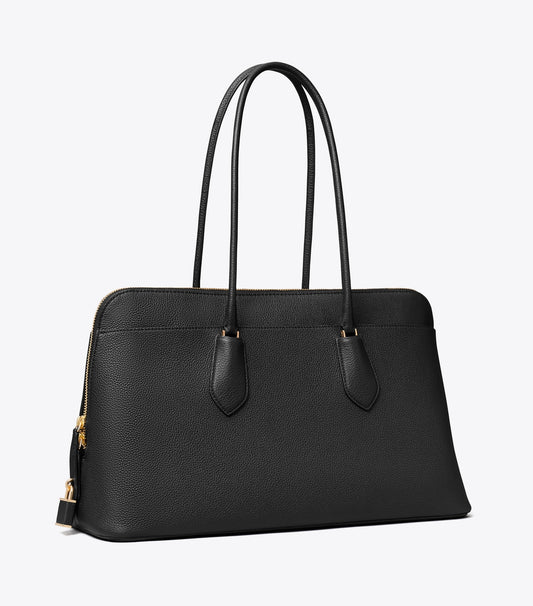 Lock Satchel - Black | Tory Burch Hot Sale