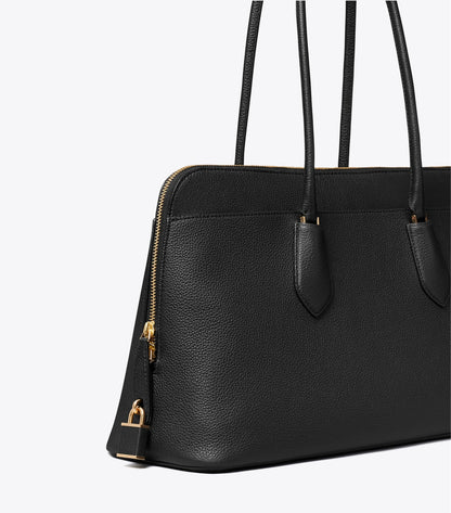 Lock Satchel - Black | Tory Burch Hot Sale
