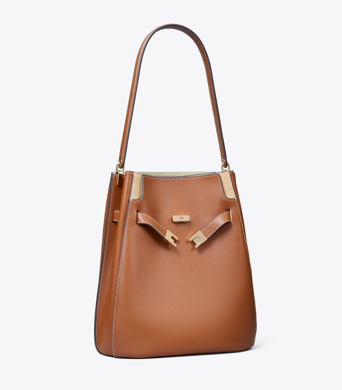 Lee Radziwill Bucket Bag - Aged Tan | Tory Burch Great Value