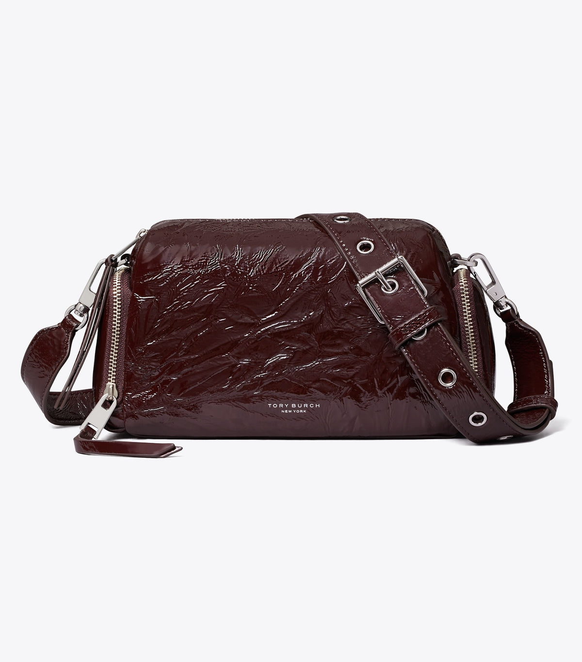 Perry Patent Voyager Crossbody Bag - Albarossa | Tory Burch Exclusive