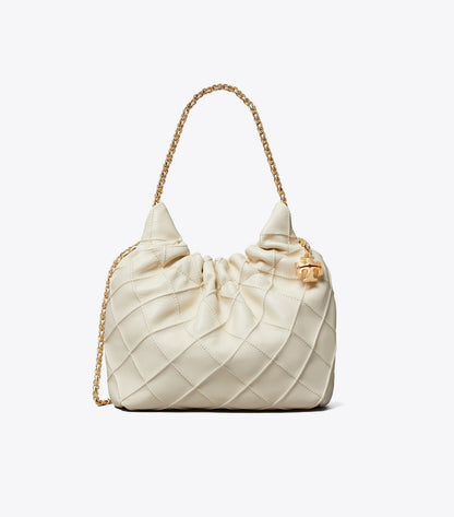 Mini Fleming Soft Hobo Bag - Light Cream | Tory Burch Top Pick