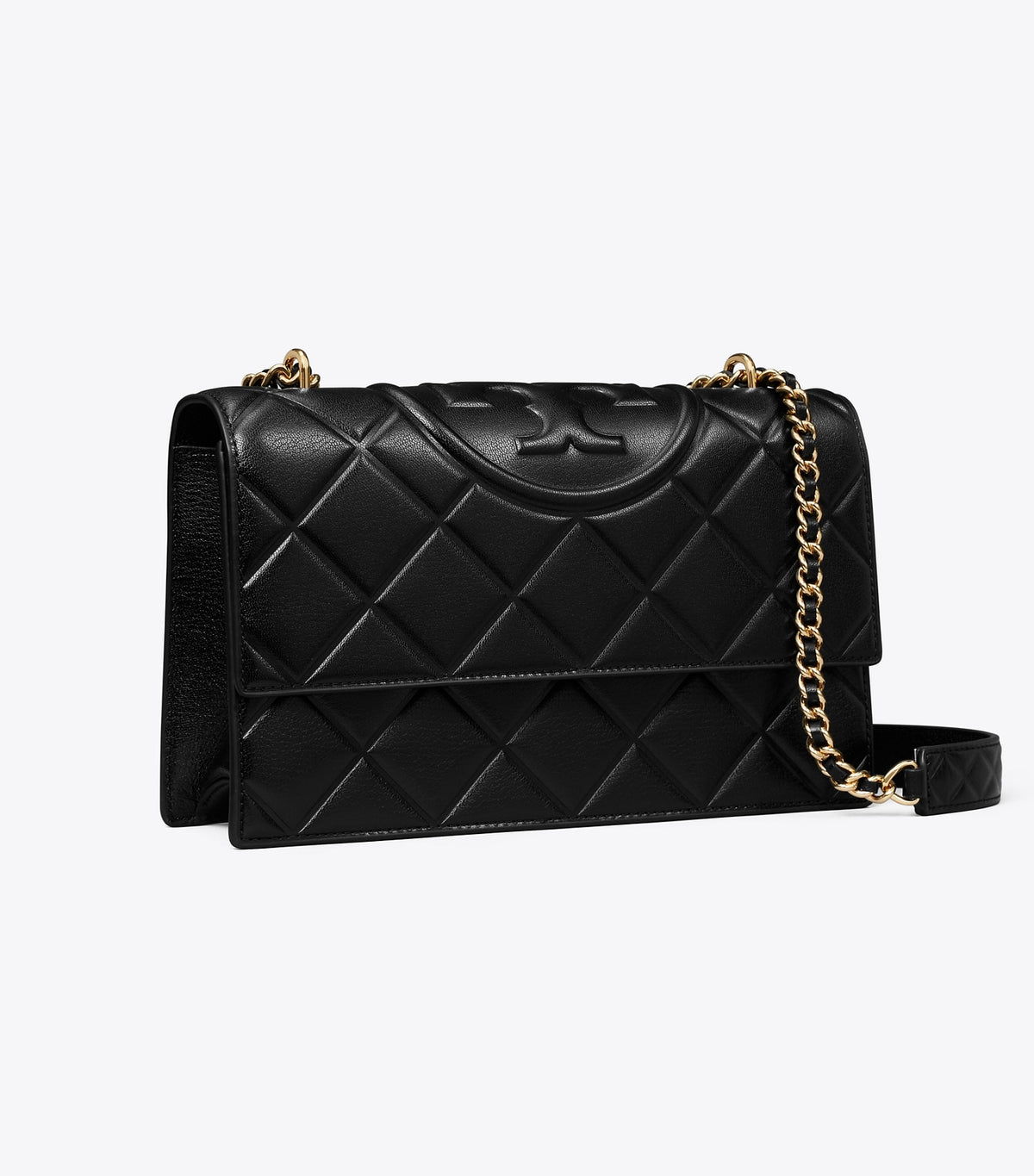 Fleming Shoulder Bag - Black | Tory Burch Classic
