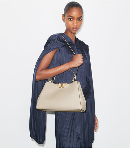 Eleanor Soft Satchel - Light Stone | Tory Burch Top Pick