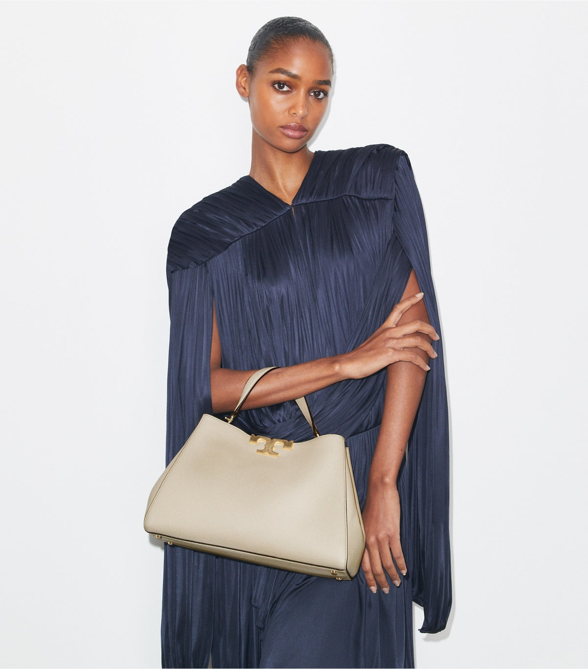 Eleanor Soft Satchel - Light Stone | Tory Burch Top Pick