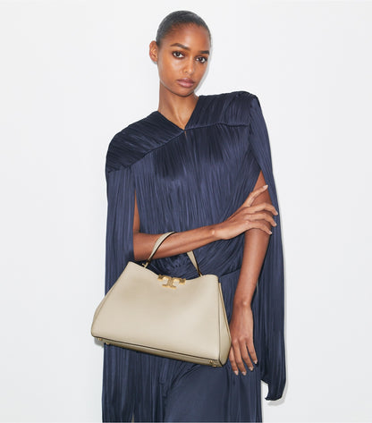 Eleanor Soft Satchel - Light Stone | Tory Burch Top Pick