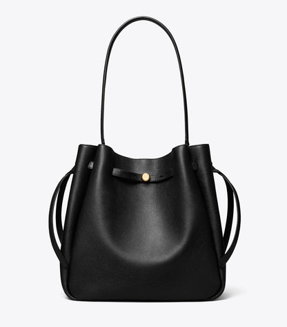 Large Romy Bucket Bag - Black | Tory Burch Smart Buy