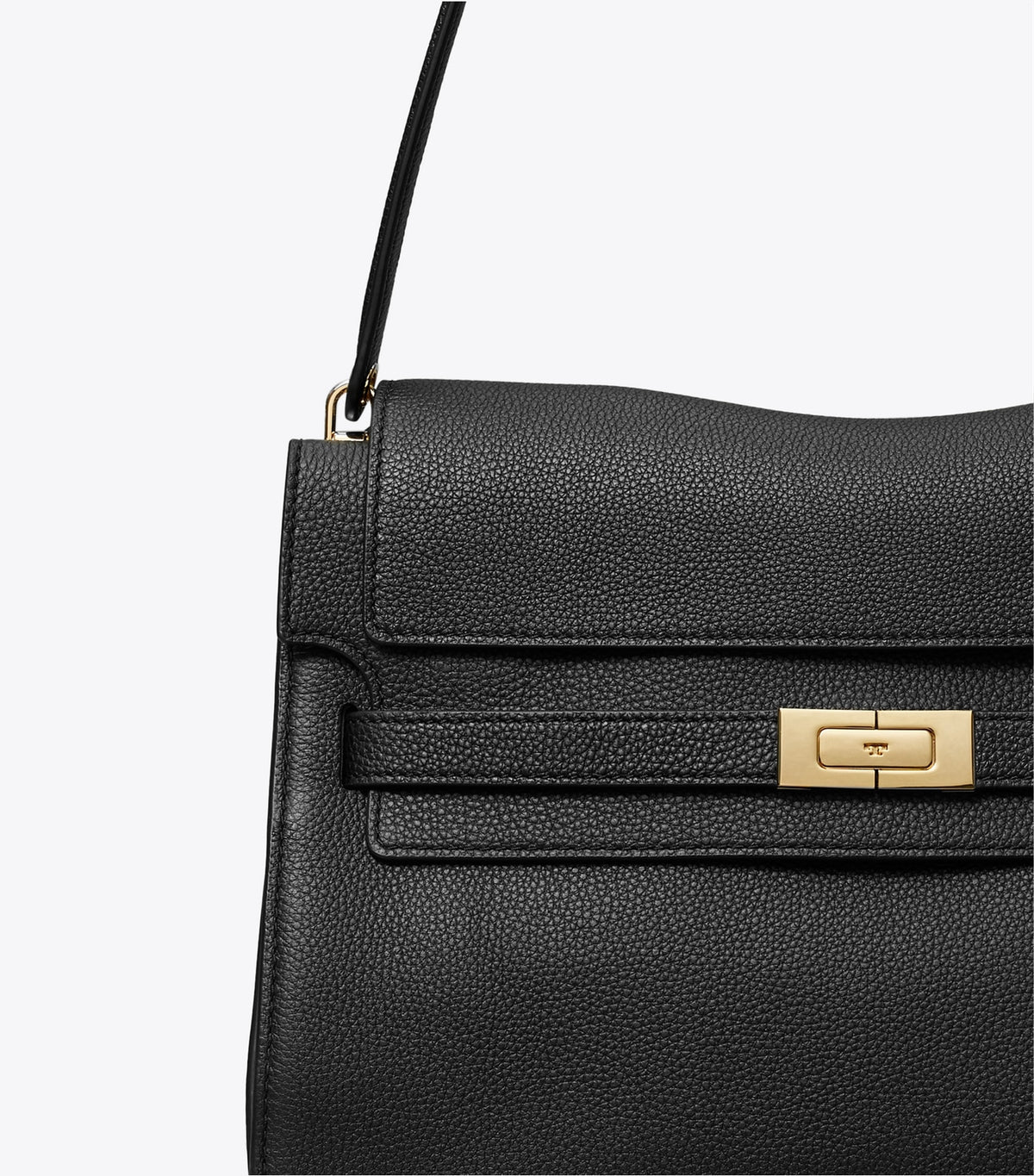 Large Lee Radziwill Shoulder Bag - Black | Tory Burch Latest