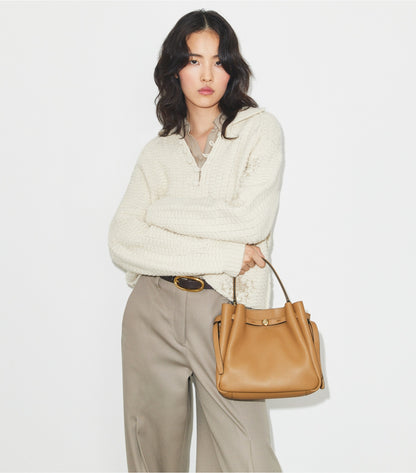 Romy Bucket Bag - Tiramisu | Tory Burch Classic