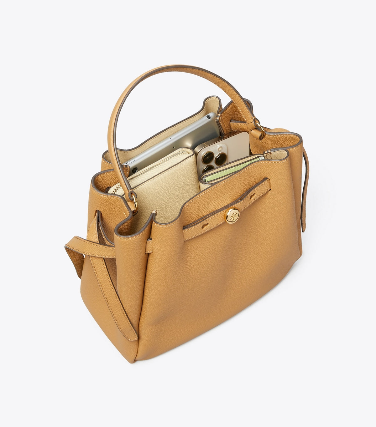 Romy Bucket Bag - Tiramisu | Tory Burch Classic