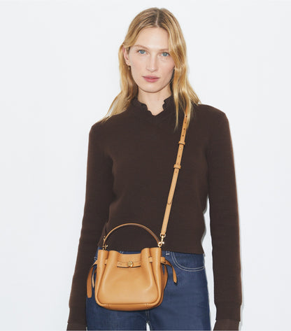 Mini Romy Bucket Bag - Tiramisu | Tory Burch Popular