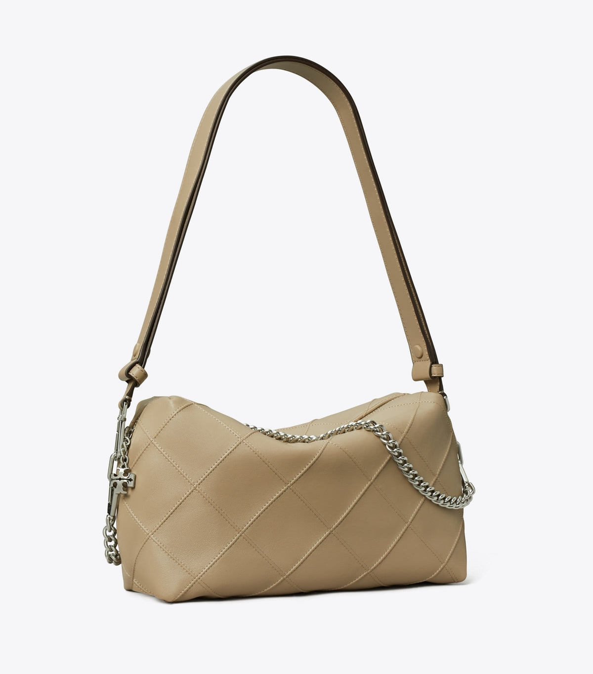 Large Fleming Soft Crossbody Bag - Soft Cement | Tory Burch Featured