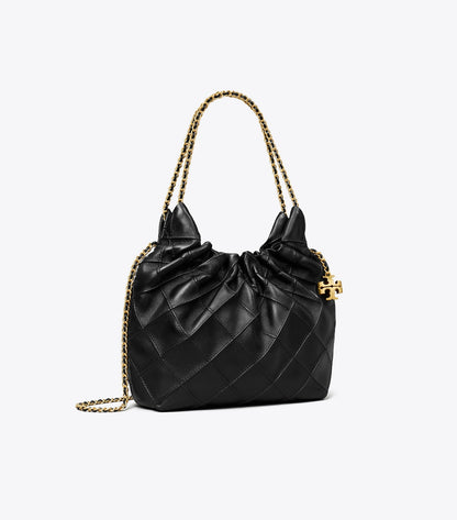 Mini Fleming Soft Hobo Bag - Black | Tory Burch Top Pick