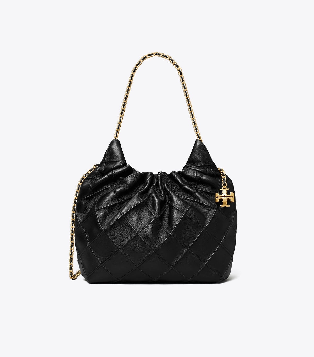 Mini Fleming Soft Hobo Bag - Black | Tory Burch Top Pick