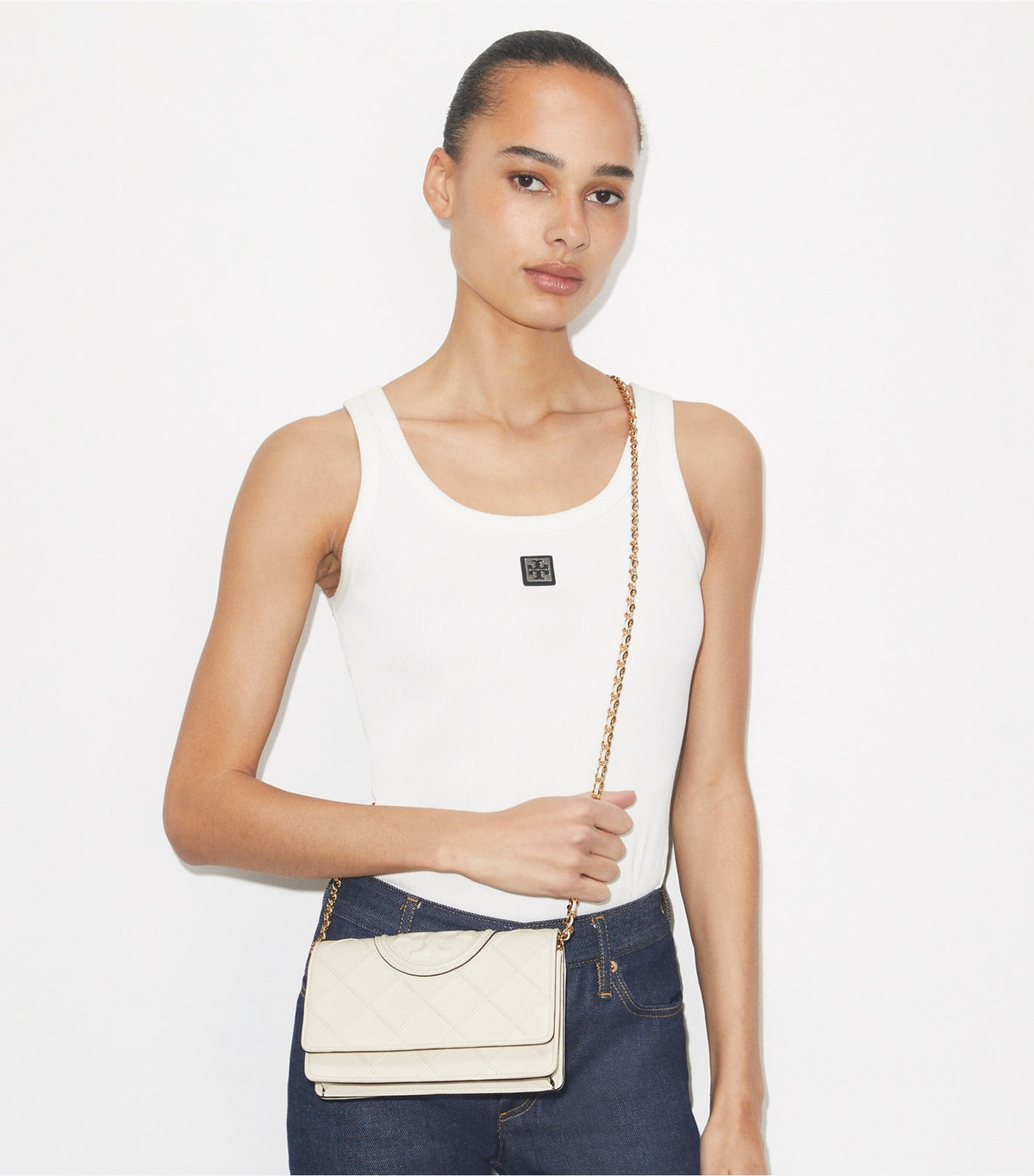 Fleming Crossbody - Light Cream | Tory Burch Smart Buy