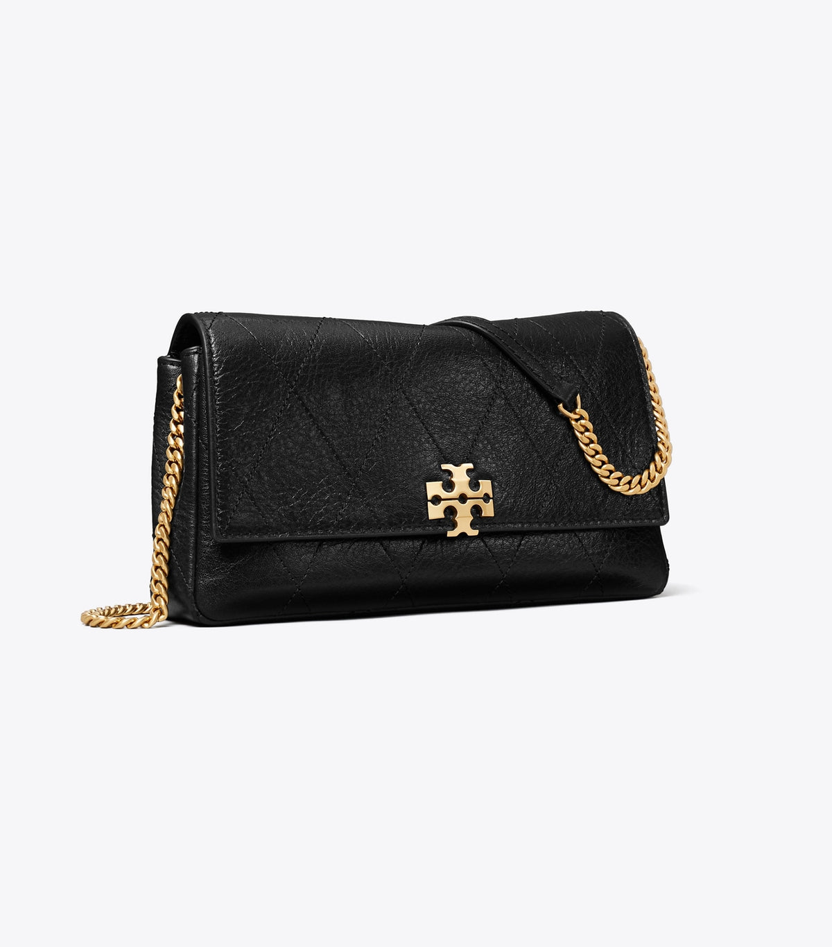 Charlie Quilted Chain Crossbody - Black | Tory Burch Discount