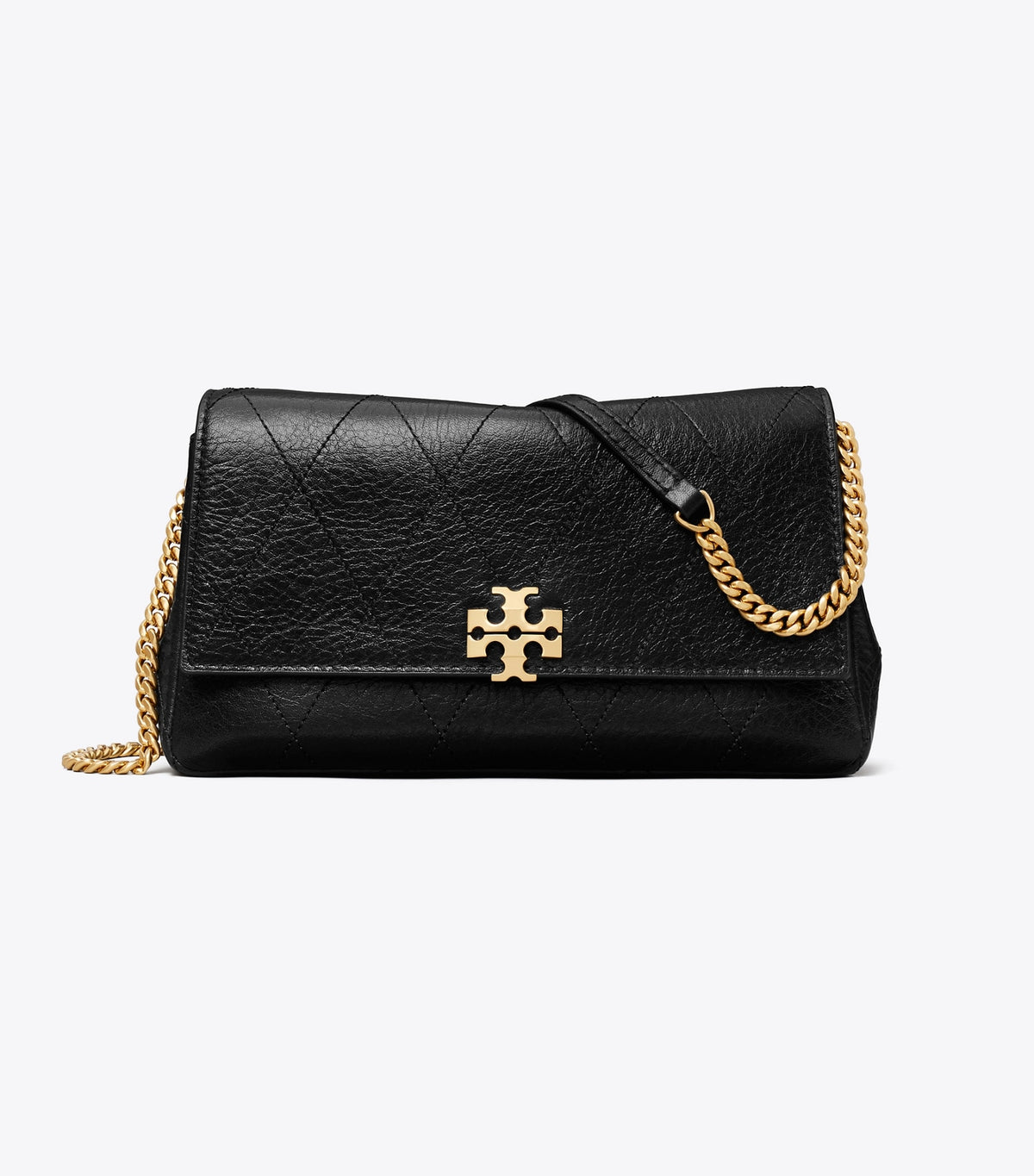 Charlie Quilted Chain Crossbody - Black | Tory Burch Discount