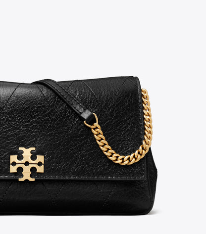 Charlie Quilted Chain Crossbody - Black | Tory Burch Discount