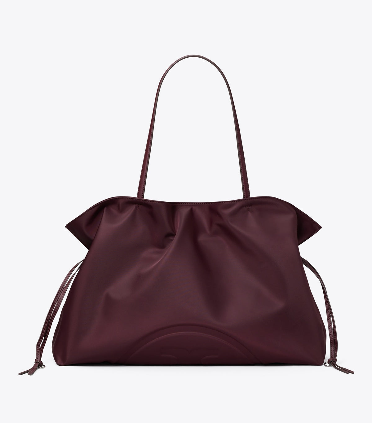 Ella Nylon Drawstring Tote - Dark Carmine | Tory Burch Best Seller