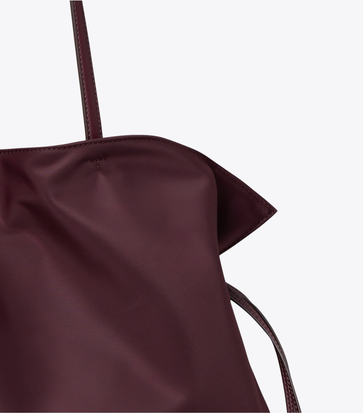 Ella Nylon Drawstring Tote - Dark Carmine | Tory Burch Best Seller