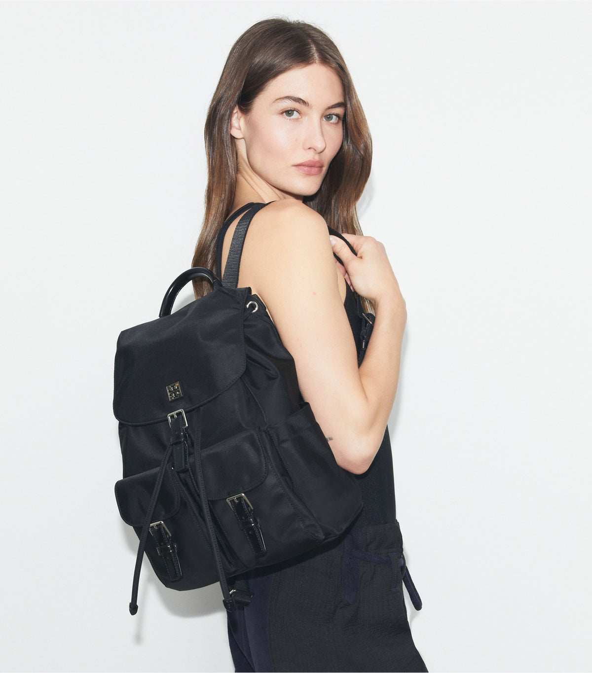 Virginia Backpack - Black | Tory Burch Best Seller