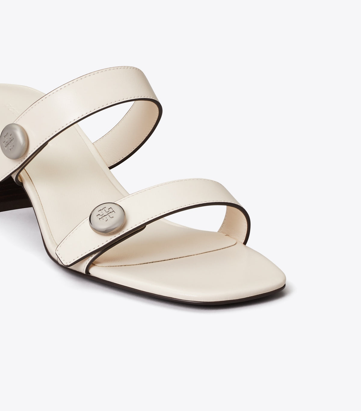 Romy Block-Heel Sandal - Light Cream | Tory Burch Discount