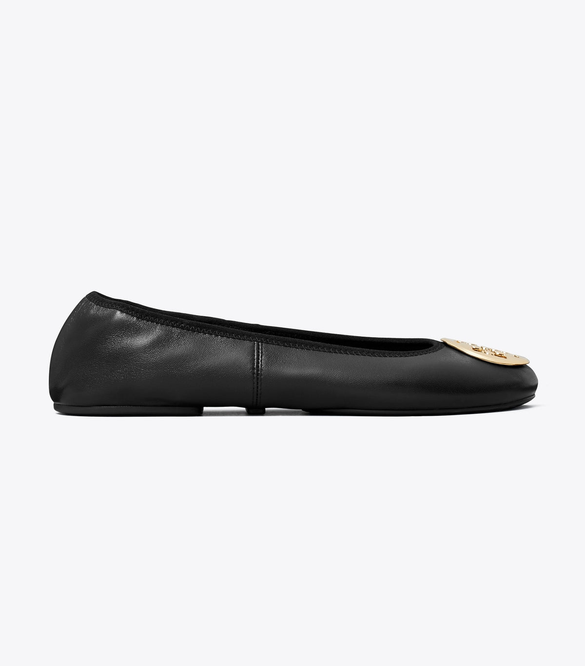 Reva Travel Ballet - Perfect Black / Gold | Tory Burch Signature