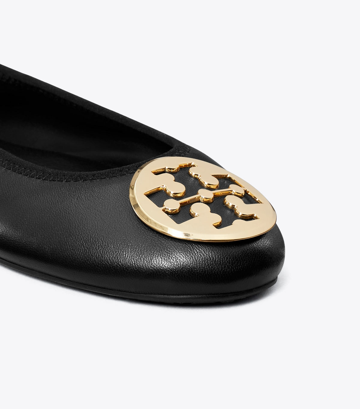Reva Travel Ballet - Perfect Black / Gold | Tory Burch Signature