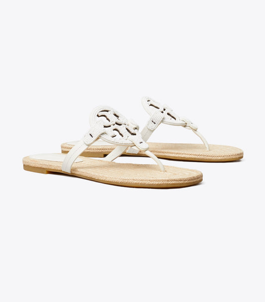 Miller Beaded Espadrille - Cream | Tory Burch Sale