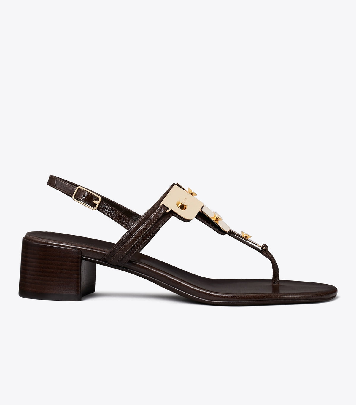 Gladiator Capri Heeled Sandal - Dark Cocoa | Tory Burch Discount