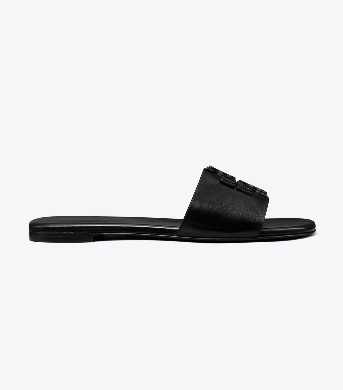 Ines Single-Band Slide - Perfect Black | Tory Burch Classic