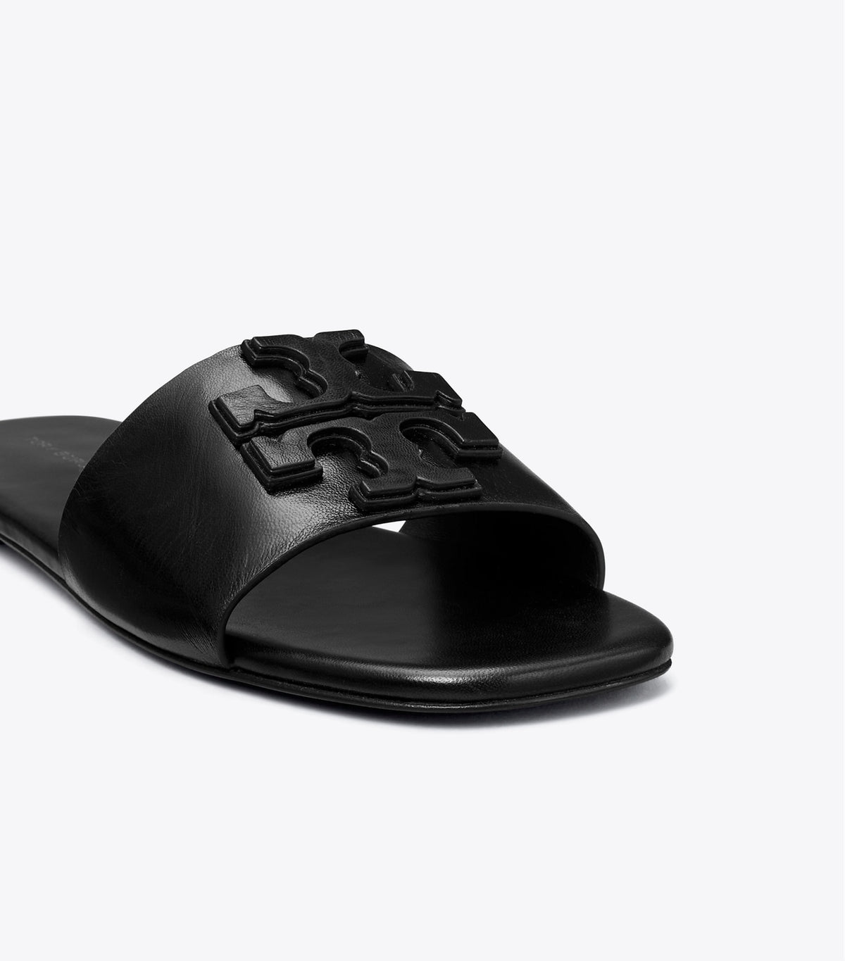 Ines Single-Band Slide - Perfect Black | Tory Burch Classic