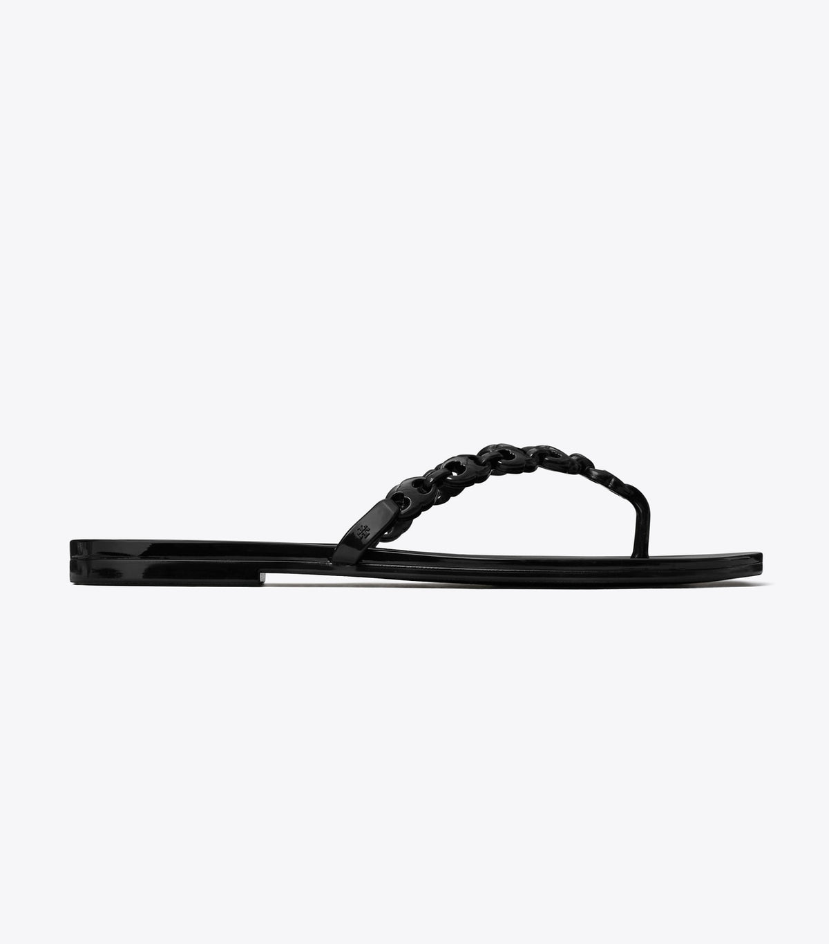 Gemini Link Jelly Flip-Flop - Black | Tory Burch Top Pick