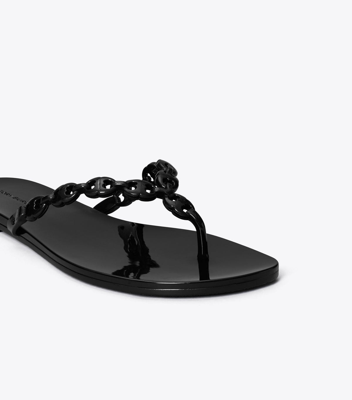 Gemini Link Jelly Flip-Flop - Black | Tory Burch Top Pick
