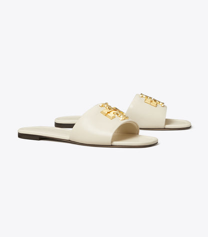 Eleanor Slide - Light Cream / Gold | Tory Burch Smart Buy
