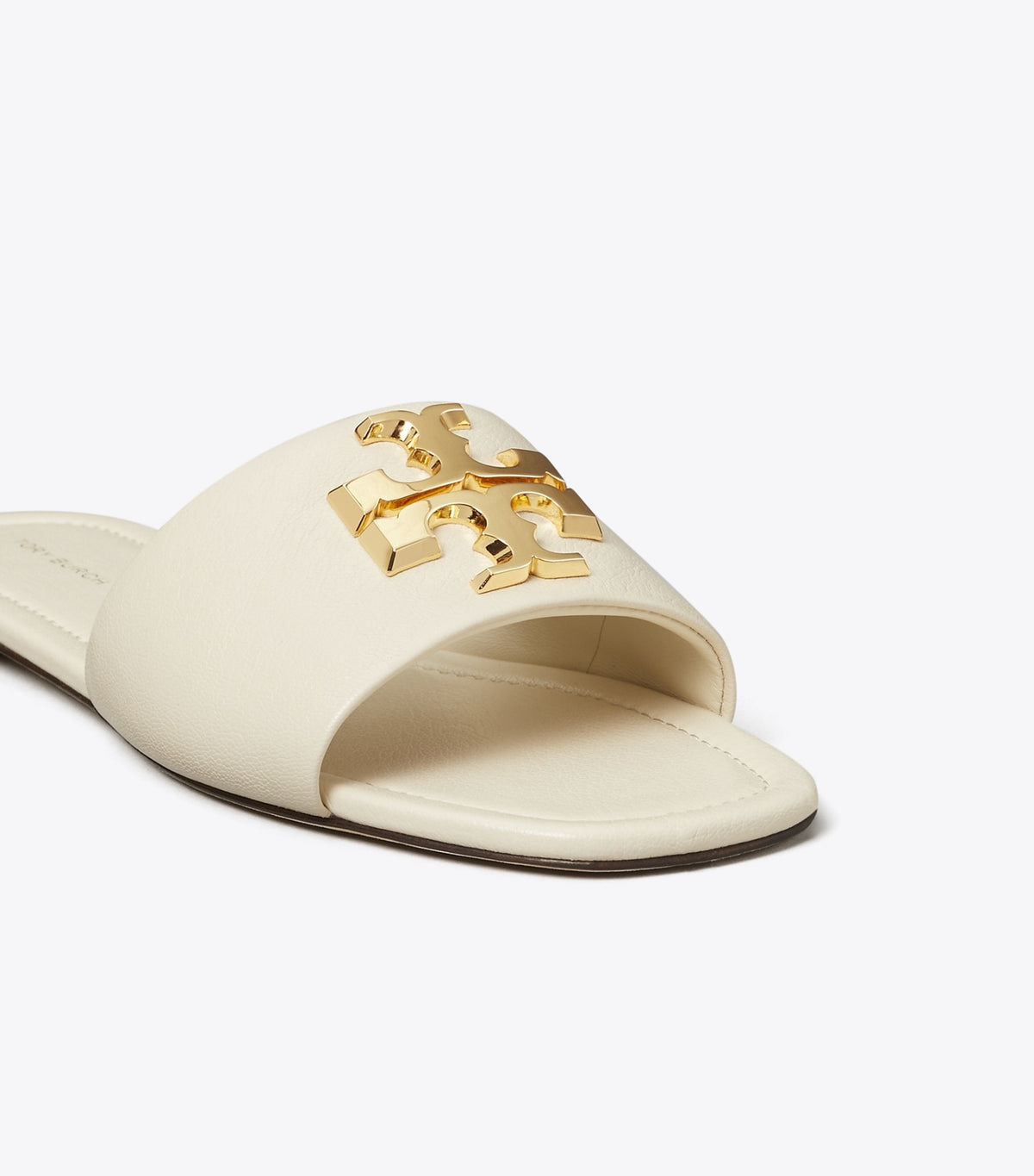 Eleanor Slide - Light Cream / Gold | Tory Burch Smart Buy
