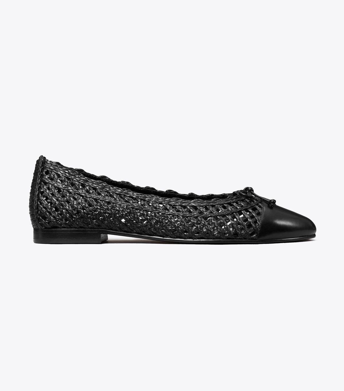 Cap-Toe Ballet - Black / Black | Tory Burch Sale