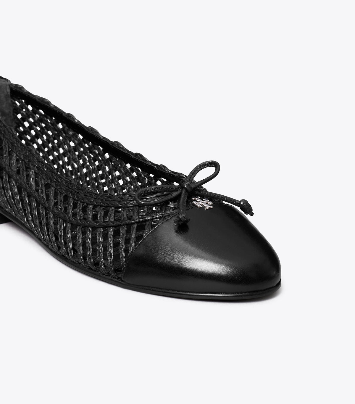 Cap-Toe Ballet - Black / Black | Tory Burch Sale