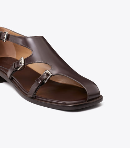 Multi-Buckle Monk Strap - Dark Umber | Tory Burch Special Offer