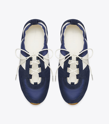 Hank Ballet Sneaker - Tory Navy / Cream / Tory Navy | Tory Burch Sale