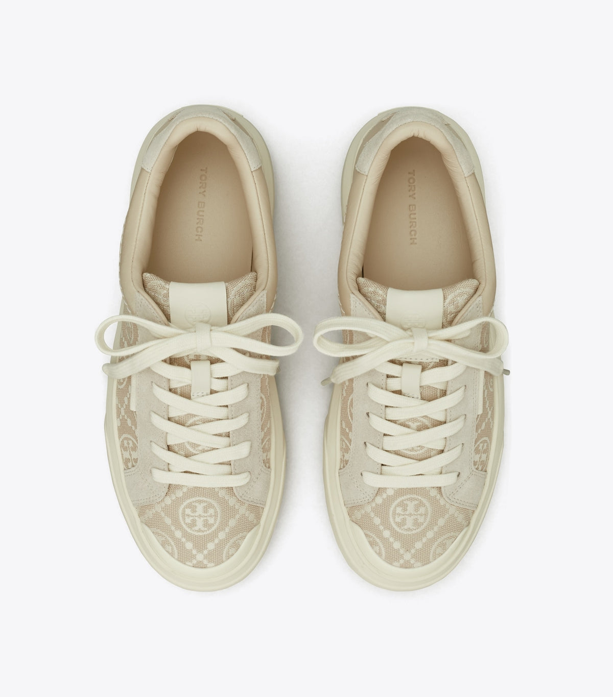T Monogram Ladybug Sneaker - Birch / New Cream / Calcare | Tory Burch Customer Favorite