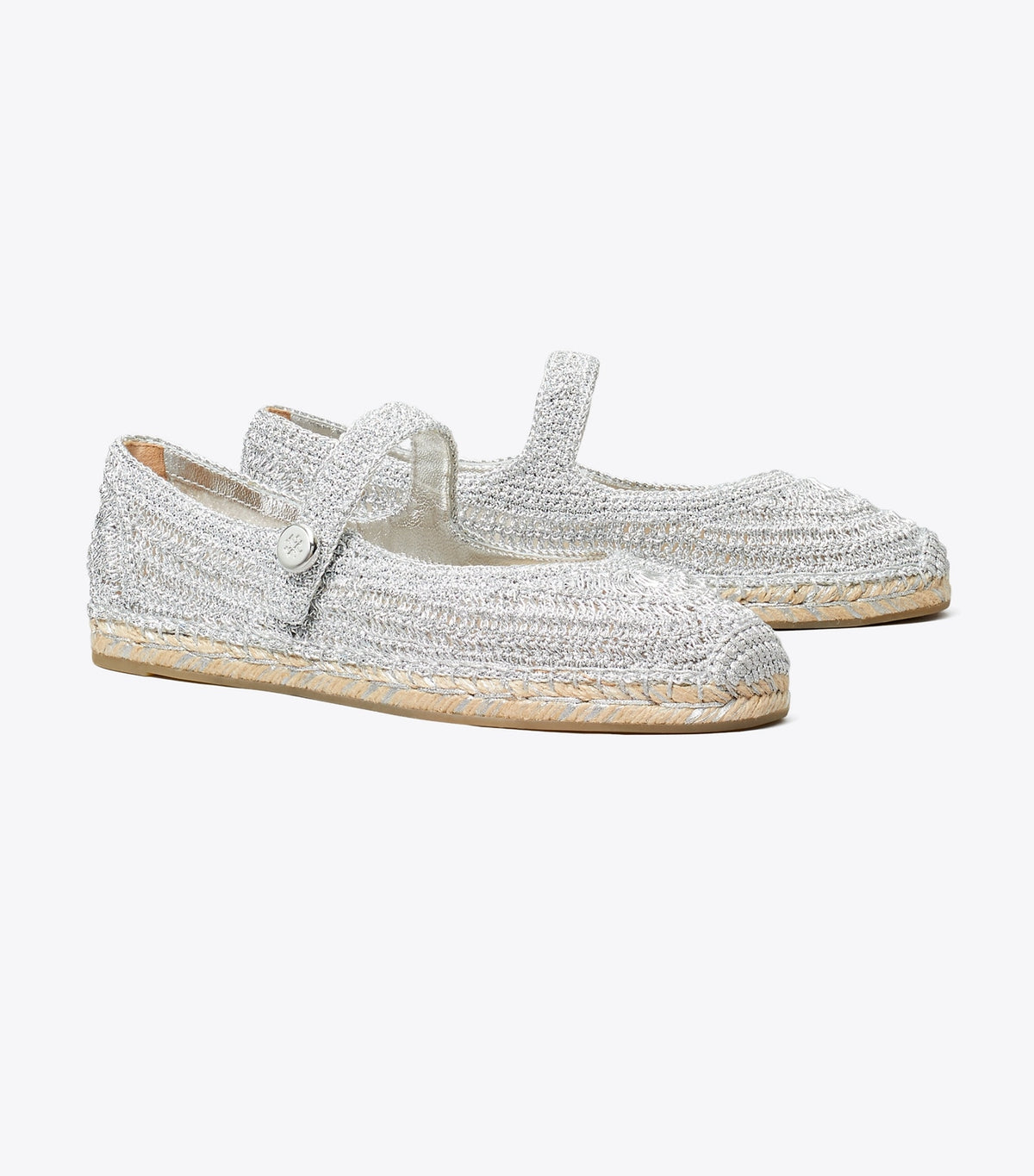 Romy Mary Jane Espadrille - Silver | Tory Burch Discount