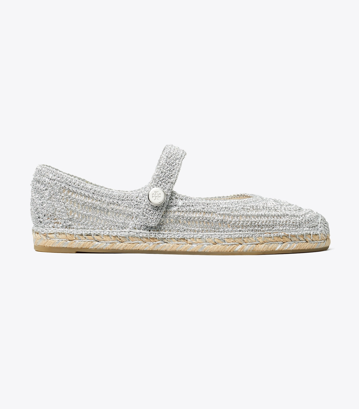 Romy Mary Jane Espadrille - Silver | Tory Burch Discount