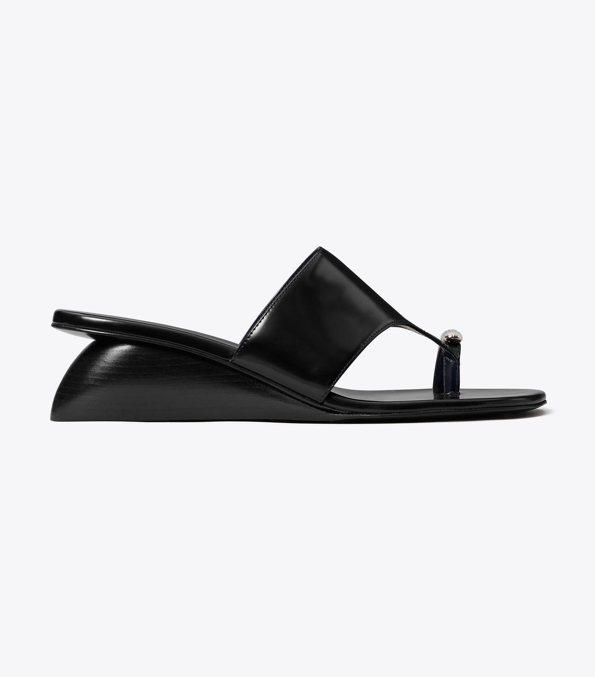 Pierced Wedge Sandal - Perfect Black | Tory Burch Hot Sale