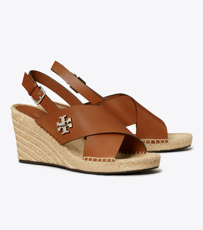 Turnlock Wedge Espadrille - Classic Cuoio | Tory Burch Great Value